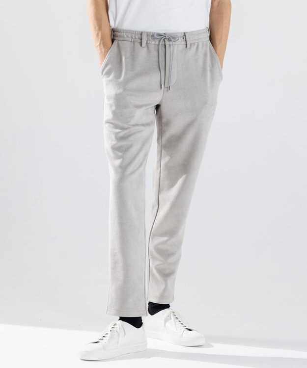 JOSEPH HOMME 【WEB・一部店舗限定  】レザーライクポンチ　ドロスト付テーパードパンツ / PEGG CONVERTIBLE ベージュ系