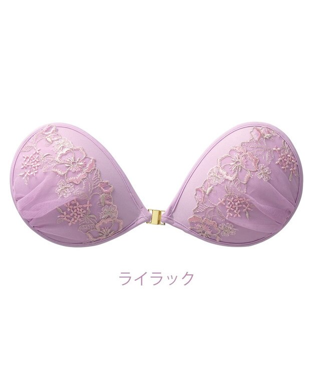 BRADELIS New York 【NuBra / ナチュラルタイプ】ヌーブラ・エアーライト  エリザ デザインヌーブラ ライラック