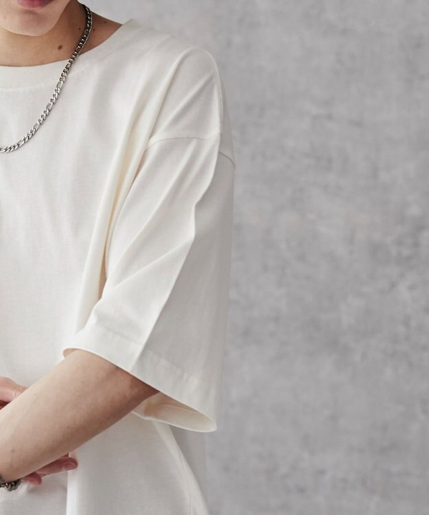 WEGO 【ユニセックス着用ITEM/綿100%/XSSMLサイズ展開】リラックスフィットコットンT ホワイトその他