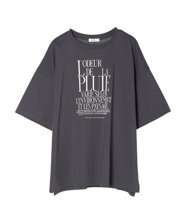 earth music&ecology Ｌ’ｏｄｅｕｒ　ルーズＴ Charcoal Gray