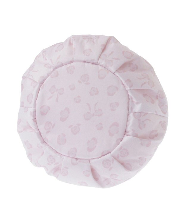 Maison de FLEUR リボンレオパード巾着ポーチ Light Pink