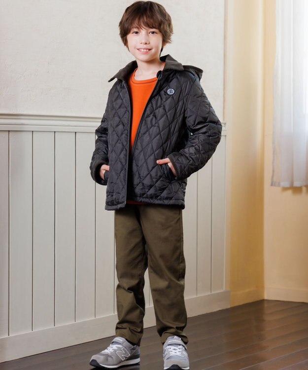 J.PRESS KIDS 【100-130cm】中綿 キルティングコート カーキ系