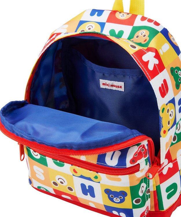 MIKI HOUSE HOT BISCUITS 【ミキハウス】 リュック(Mサイズ) マルチカラー