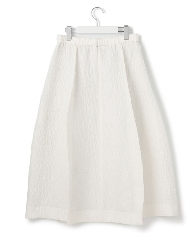 23区 【洗える】エクラジャカード コクーン スカート アイボリー系