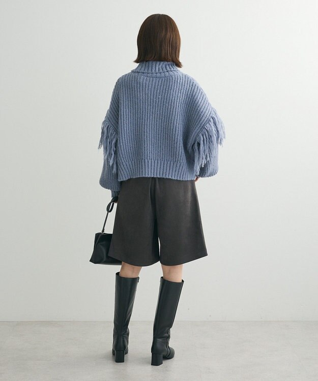 Green Parks ・ＥＬＥＮＣＡＲＥ　ＤＵＥ　スエードポンチハーフパン Charcoal Gray