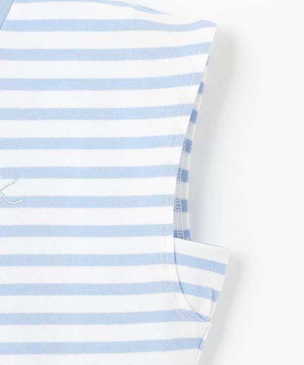 組曲 KIDS 【150-160㎝】ENOSUI Border Tシャツ サックスブルー系1