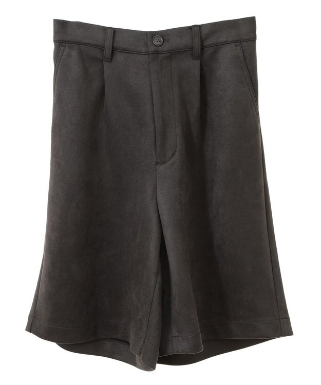 Green Parks ・ＥＬＥＮＣＡＲＥ　ＤＵＥ　スエードポンチハーフパン Charcoal Gray