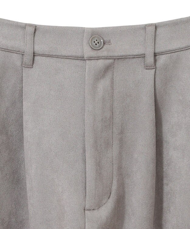 Green Parks ・ＥＬＥＮＣＡＲＥ　ＤＵＥ　スエードポンチハーフパン Gray Beige