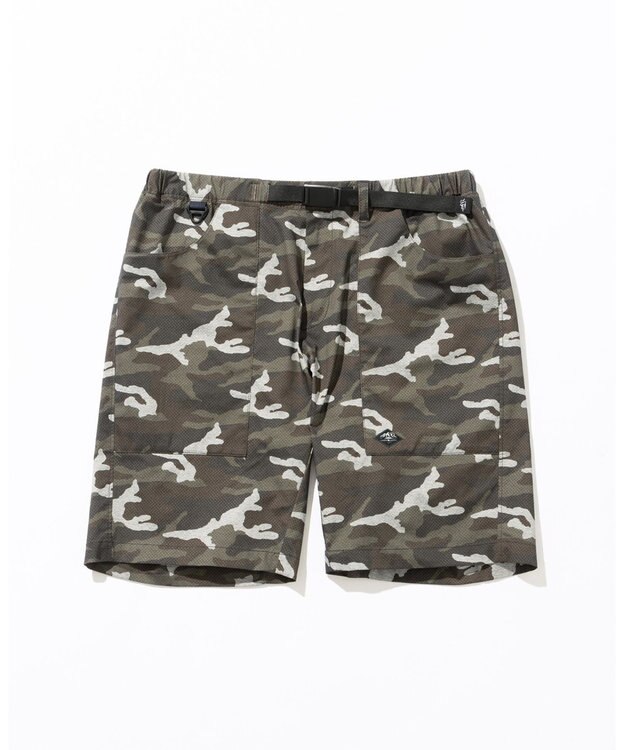 JOSEPH ABBOUD MOUNTAIN 【CREA掲載・ストレッチ/軽量/撥水】 エンボスカモフラージュ ショーツ カーキ系6