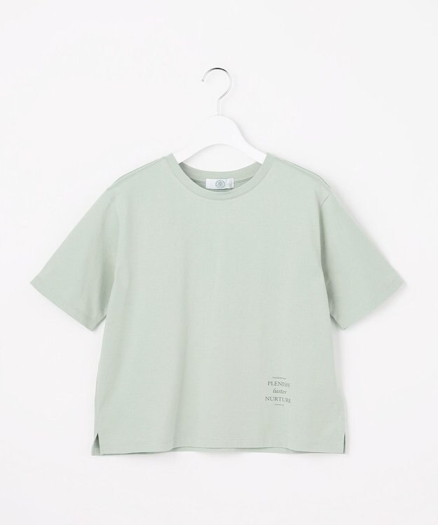 J.PRESS LADIES ロゴ Tシャツ ライトミント系