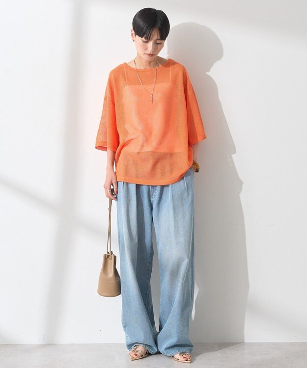 AMERICAN HOLIC SET メッシュプルオーバー+キャミソール Orange