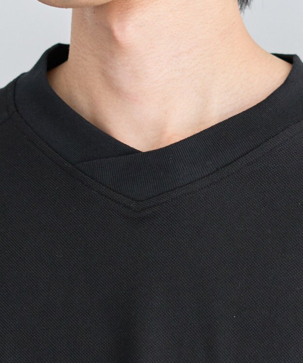 CRAFT STANDARD BOUTIQUE カノコドロストラグランＴシャツ Black