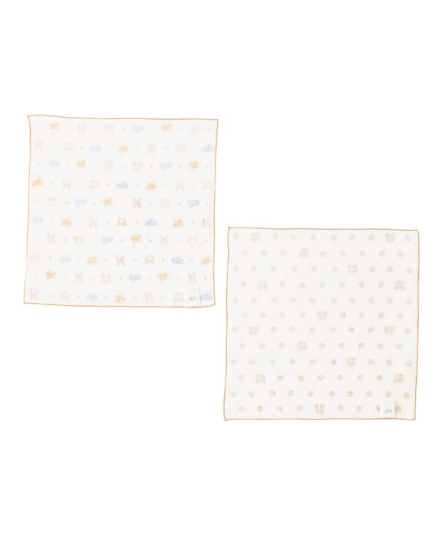 MIKI HOUSE HOT BISCUITS スタイ＆ソックス＆ガーゼ ギフトセット【クリアケース付き】 赤