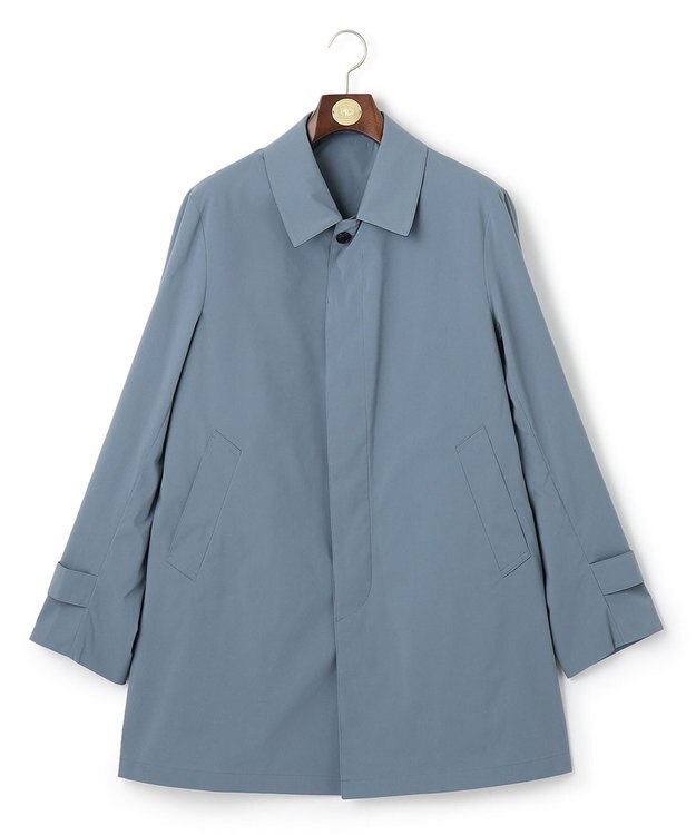 J.PRESS MEN テクニカルライトポプリン ドレスカーコート サックスブルー系
