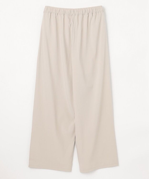 ANY 【ウエストゴム/UVケア/接触冷感】清涼リラックスワイドパンツ サンドベージュ