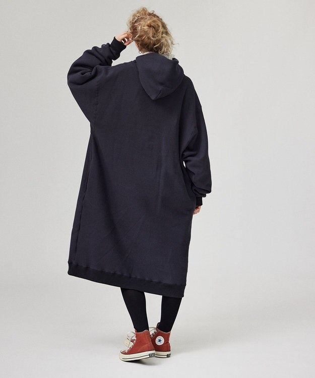 LENO ONE PIECE HOODIE 《FRENCH TERRY》ワンピースフーディ/パーカー NAVY