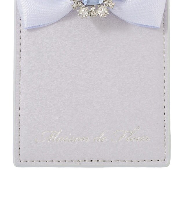 Maison de FLEUR ブルーマニアパスケース Grayish Blue