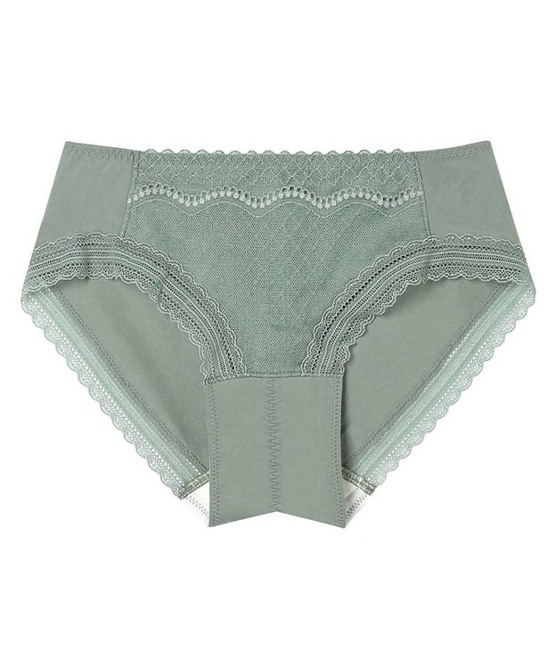 une nana cool 【リニューアル】364ブラ レース サニタリーショーツ オリーブ