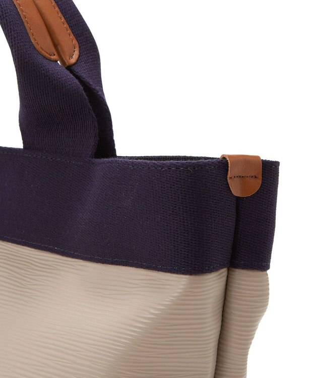 TOPKAPI 【Breath TOPKAPI】リプルネオレザー ミニトートバッグ グレージュ