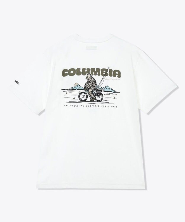 Columbia Columbia/ シダートレイルバックグラフィックTシャツ /コロンビア White Ride Squatch