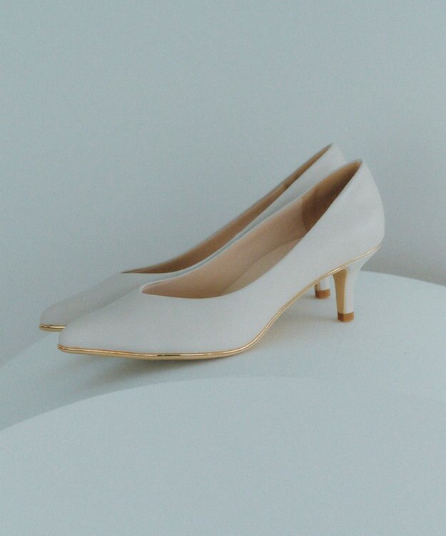 YECCA VECCA メタルラインパンプス