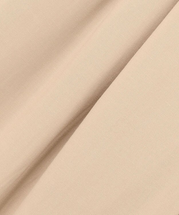 ICB 【接触冷感・UVカット・洗える】 T/Rドライリネン ワイドストレートパンツ ベージュ系