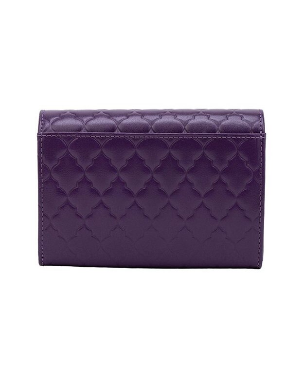ANNA SUI エレノア 内Lファスナー二つ折り財布 パープル
