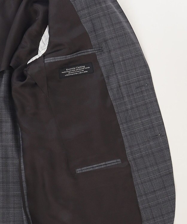 J.PRESS MEN 【ESSENTIAL CLOTHING】ラスティックグレナカート スーツ グレー系4