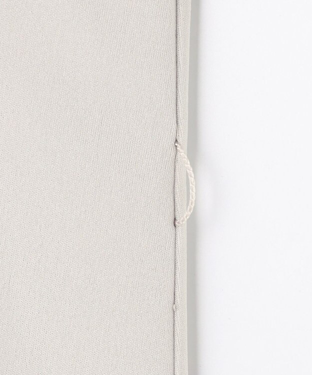 J.PRESS LADIES S トリアセスムース フレア ワンピース ライトグレー系