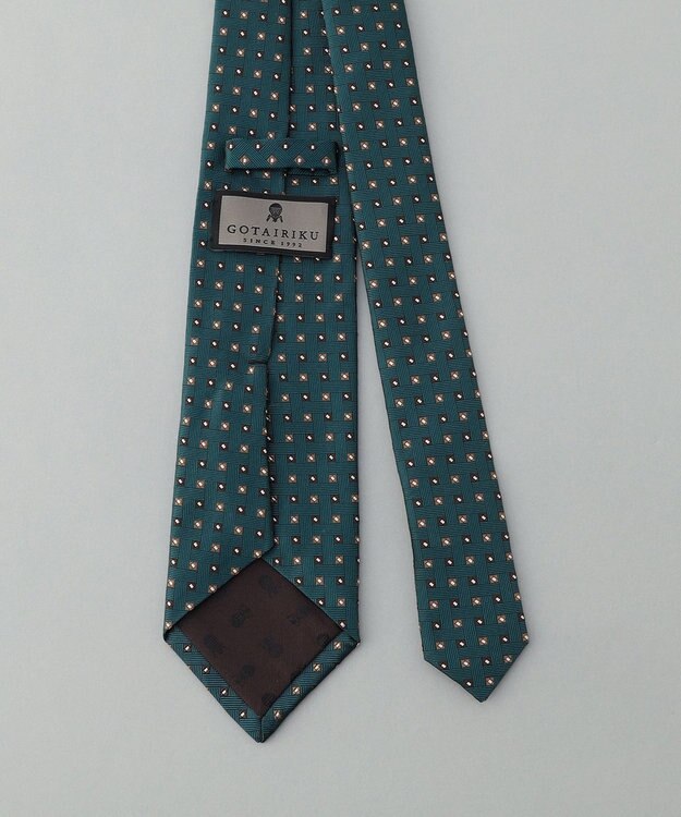 GOTAIRIKU GOTAIRIKU別注【日本製】シルク ネクタイ_小紋柄 グリーン系8