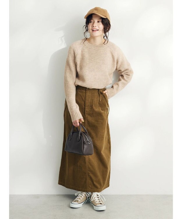CRAFT STANDARD BOUTIQUE シンプルニットプルオーバー Beige