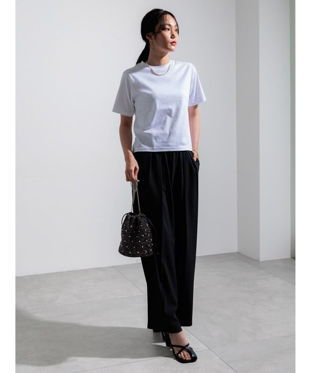 Te chichi 【遮熱/調温】コンパクトTシャツ オフホワイト