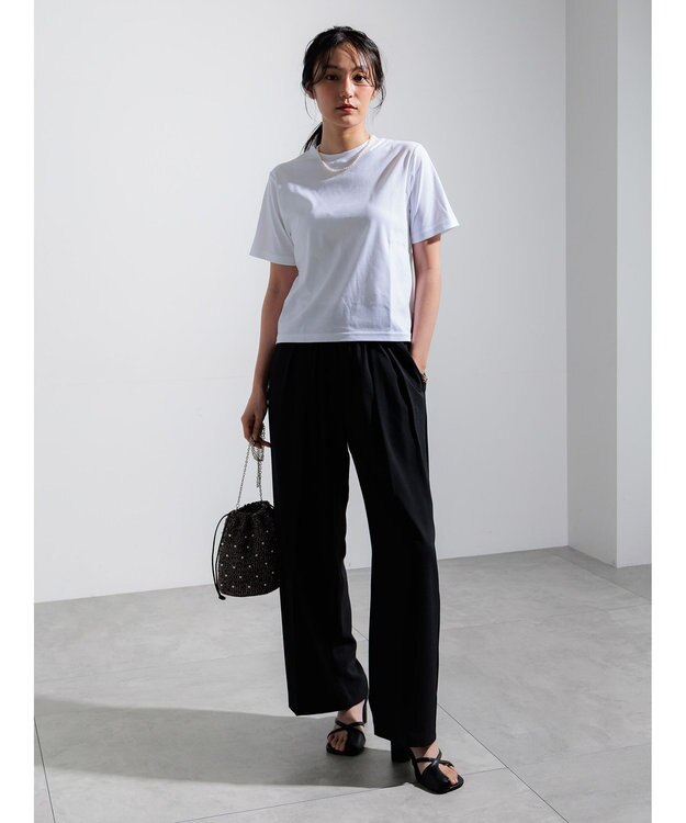 Te chichi 【遮熱/調温】コンパクトTシャツ オフホワイト