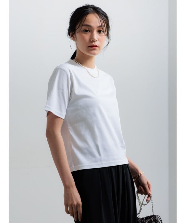 Te chichi 【遮熱/調温】コンパクトTシャツ オフホワイト