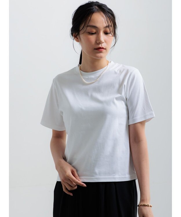 Te chichi 【遮熱/調温】コンパクトTシャツ オフホワイト