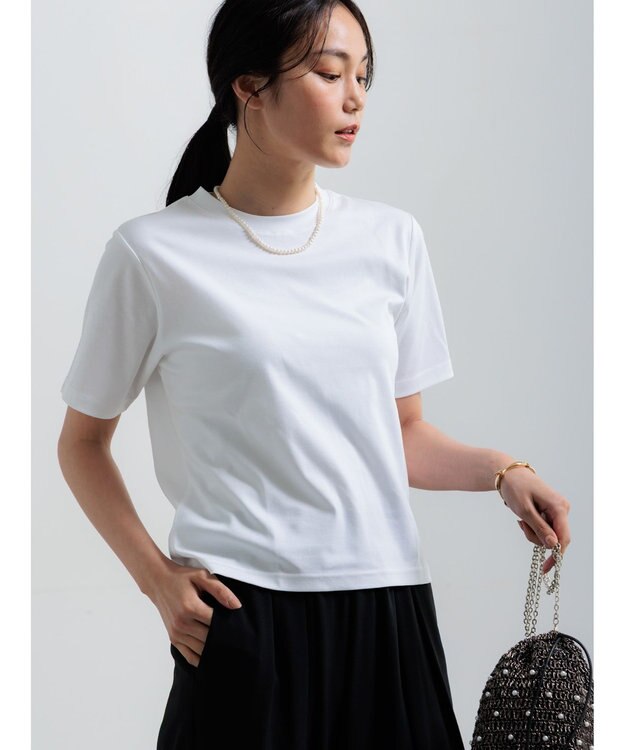 Te chichi 【遮熱/調温】コンパクトTシャツ オフホワイト
