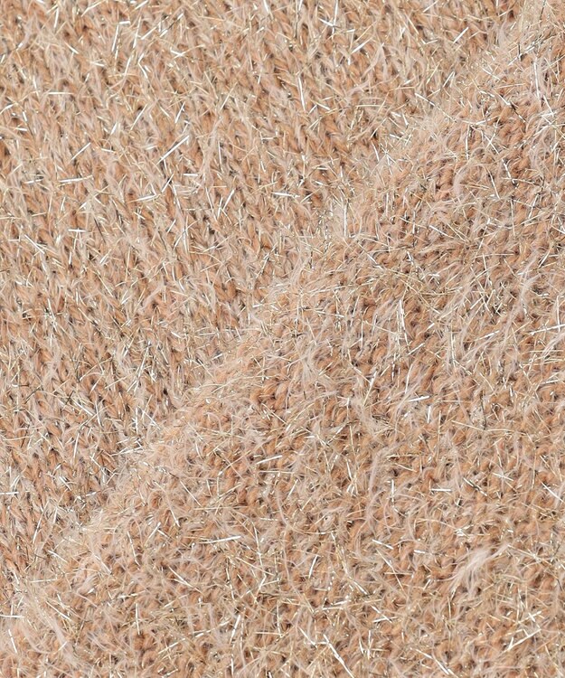 自由区 S 【カタログ掲載】フェザーラメプルオーバー ニット モカ