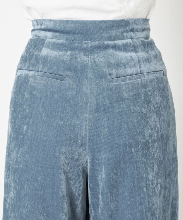 NAVE ブライトベロア パンツ ブルー系