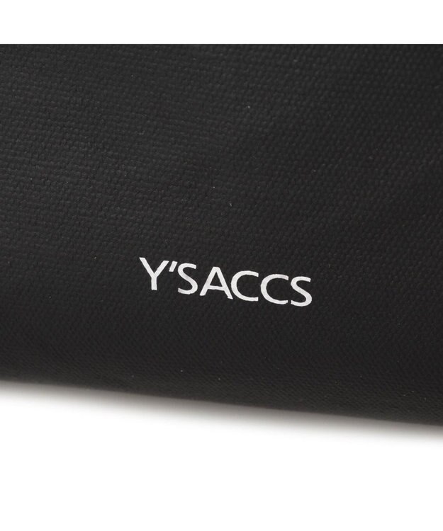 Y'SACCS コーティングキャンバス　2WAYミニトート ブラック