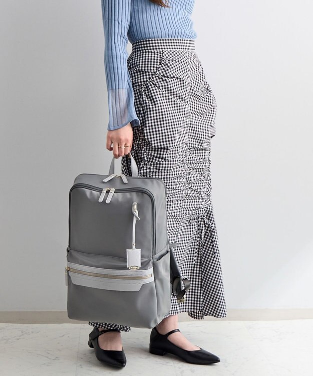 ACE BAGS & LUGGAGE Jewelna Rose リモハピ リュックサック B4サイズ 15.6インチPC収納 10772 通勤 仕事 ジュエルナローズ ビジネスバッグ グレー