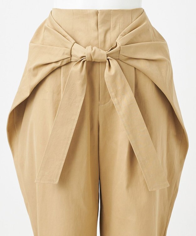 23区 【GOLD LABEL】チノ ラップワイドパンツ ベージュ系