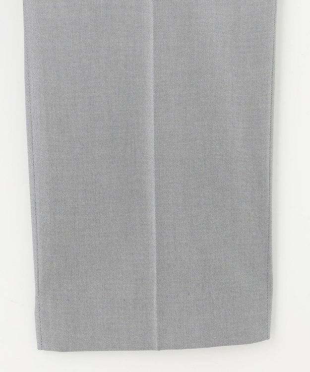 J.PRESS LADIES L 【セットアップ対応・洗える・撥水・防汚】コットンFITTYシャーク テーパード パンツ ライトグレー系