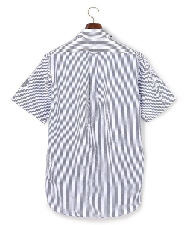 J.PRESS MEN 【WEB・一部店舗限定】シアサッカー ストライプシャツ / B.D. ネイビー系1