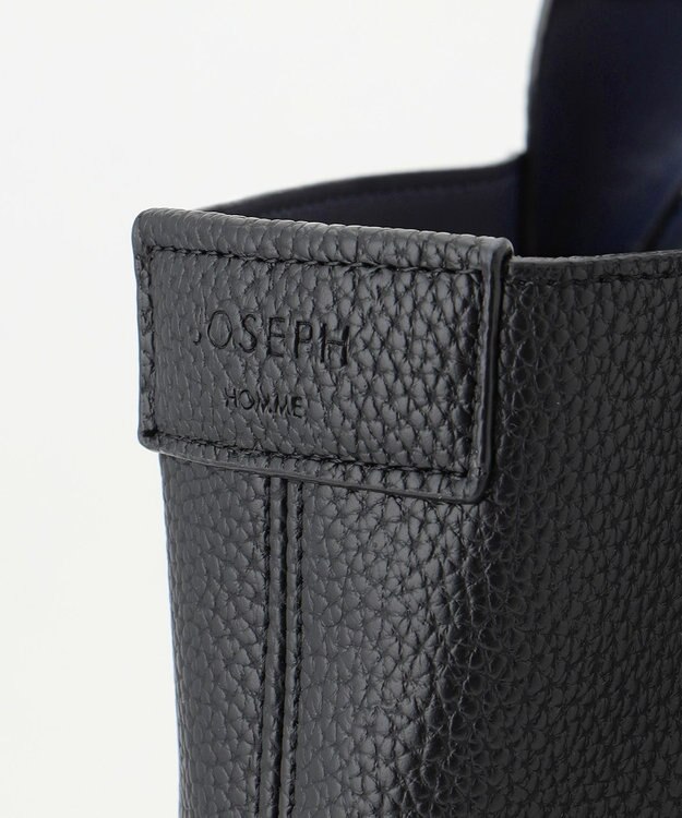 JOSEPH HOMME シンセティックシュリンクレザー　トートバッグ ブラック系