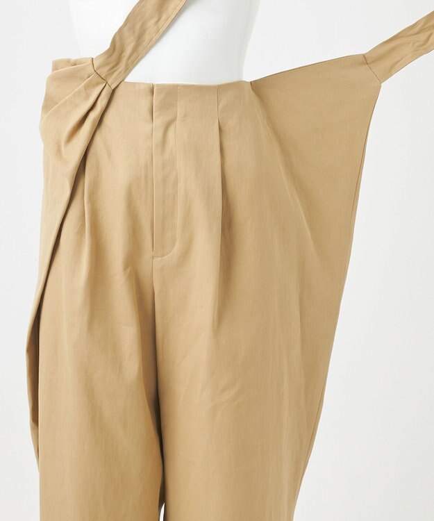 23区 【GOLD LABEL】チノ ラップワイドパンツ ベージュ系