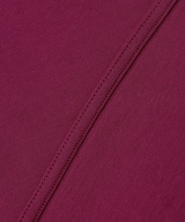 ANY プレミアム モックネック長袖Tシャツ ワイン系