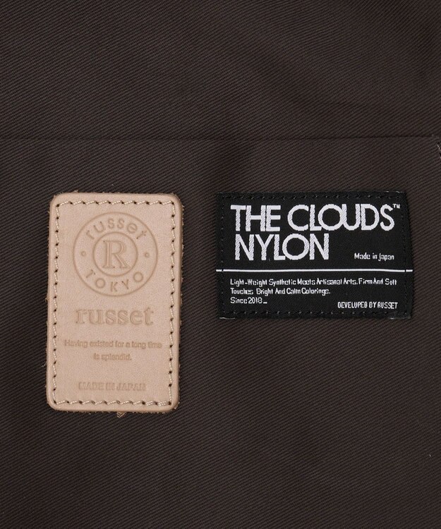 russet ラウンドビッグショルダーバッグ(CE-1292) Black2（シルバー金具）