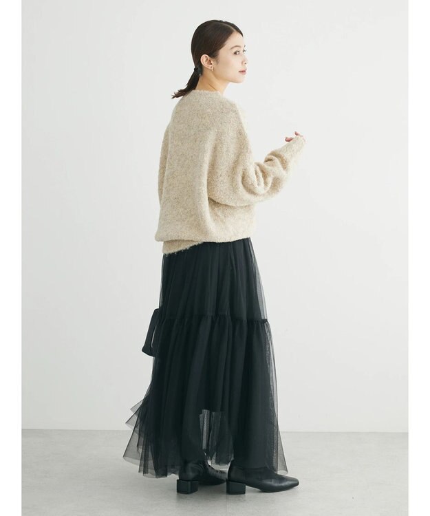 Green Parks ブークレーニットプルオーバー Beige