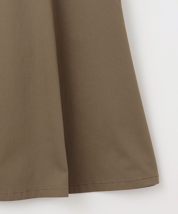 J.PRESS LADIES 【洗える】Vanyストレッチツイル フレアー スカート カーキ系