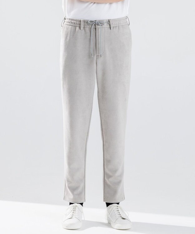 JOSEPH HOMME 【WEB・一部店舗限定  】レザーライクポンチ　ドロスト付テーパードパンツ / PEGG CONVERTIBLE ベージュ系